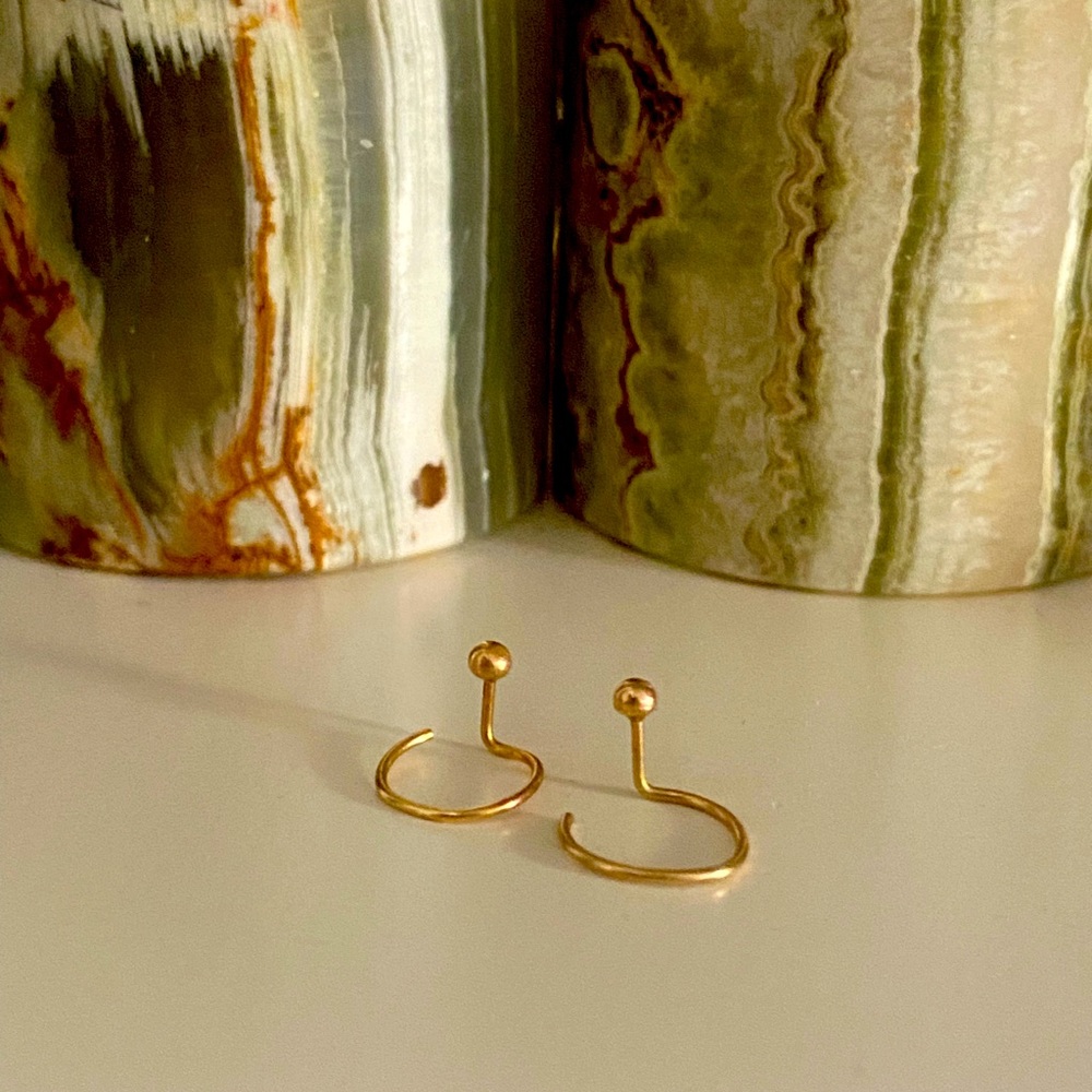 Catbird Ear Nut Earrings